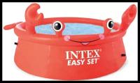 Надувной бассейн INTEX круглый Easy Set 183х51 см, Веселый краб, артикул 26100