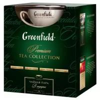 Чай черный Greenfield Premium Tea Collection ассорти 4 вида + чайная пара