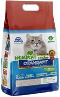 Наполнитель для кошачьего туалета HOMECAT Eco Line Стандарт комкующийся без запаха 12 л