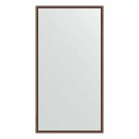 Зеркало настенное EVOFORM в багетной раме орех, 68х128 см, для гостиной, прихожей, кабинета, спальни и ванной комнаты, BY 0740