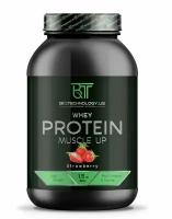Biotechnology.US Whey Protein Muscle Up 0.68кг (клубника) Протеин сывороточный, протеиновый коктейль