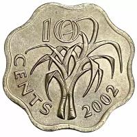 Свазиленд 10 центов 2002 г