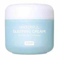 Jaminkyung Crema Caracol Waterful Sleeping Cream Увлажняющий ночной крем для лица против морщин 60мл