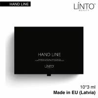 HAND LINE SET - Профессиональный сет LiNTO из трёх шагов для салонного маникюра с тонким естественным покрытием в подарочной коробке