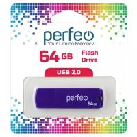 USB флешка Perfeo USB 64GB C05 фиолетовая