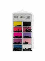 Типсы френч в боксе Easy Tips, 100 шт, IRISK professional, (01 Черные), Т614-01