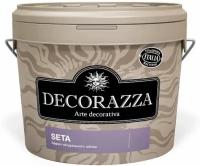 DECORAZZA SETA декоративное покрытие с шелковым переливом, Баз. Argento ST 001 (5л)