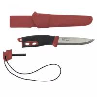 Нож Morakniv Spark Red, нержавеющая сталь, цвет красный