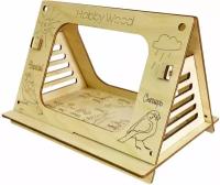 Деревянный конструктор HobbyWood - Сборная кормушка для птиц