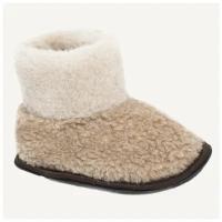 Тапочки Wool Lamb, размер 42-43, бежевый