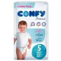 CONFY подгузники Premium 5 (11-18 кг) 50 шт