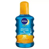 Nivea Спрей солнцезащитный невидимая Защита и Прохлада SPF 30