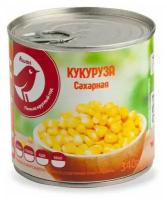 Кукуруза сахарная ашан Красная птица, 340 г, 5 шт