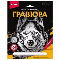 Гравюра LORI большая Сибирский хаски (Гр-603) 1 шт