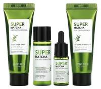 Набор миниатюр для сужения пор с чаем матча Some By Mi Super Matcha Pore Care Starter Kit