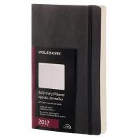 Ежедневник Moleskine "Classic Daily Pocket Large Soft", черный, 400 страниц, 130х210 мм