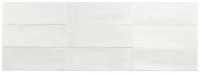 Плитка Porcelanosa Retro Studio White 31.6x90 P3470901 орнамент гладкая, глянцевая изностойкая