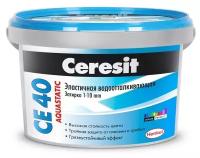 Затирка для швов Ceresit CE A40 1кг серебристо-серый №04 противогрибковая, эластичная, водоотталкивающая