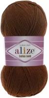 Пряжа Alize Cotton Gold рыже-коричневый (690), 55%хлопок/45%акрил, 330м, 100г, 5шт