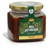 Мёд алтайский таёжный, натуральный цветочный, 500 г