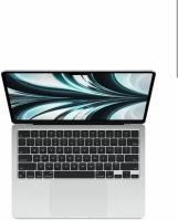 13.6" Ноутбук Apple MacBook Air 13 2022 RAM 8 ГБ, SSD 256 ГБ, Apple graphics 8-core, macOS, MLY13, серебристый, Российская клавиатура(Гравировка)