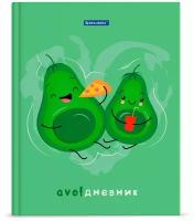 Дневник 1-4 класс 48 л, твердый, BRAUBERG, глянцевая ламинация, с подсказом, "Авокадики", 106359