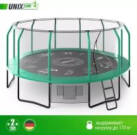 Батут UNIX Line SUPREME GAME 16 ft (green) UNIXLINE