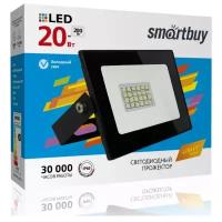 Smartbuy Прожектор светодиодный Smartbuy FL SMD LIGHT, 20 Вт, 6500 К, 1600 Лм, IP65, холодный белый