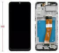 Дисплей для Samsung Galaxy A03s (A037F) модуль c рамкой (GH81-21232A)-SEVT-160MM