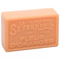 Туалетное парфюмированное мыло: с цветком апельсина прямоугольное 100 гр