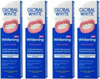 Зубная паста Global White Max shine отбеливающая, 4 упаковки