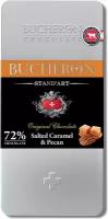 BUCHERON горький шоколад с соленой карамелью и пеканом ж/б 100г
