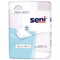 Впитывающие пеленки Seni Soft, 60x60 cм, 5 шт/уп