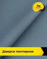 Ткань для шитья и рукоделия Джерси Понтирома 1 м * 150 см, серый 054