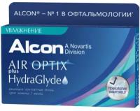 Контактные линзы Air Optix (Alcon) Plus HydraGlyde, 3 шт., R 8,6, D -8,5