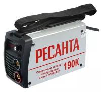 Сварочный аппарат инверторный "Ресанта" САИ190К, 7.15 кВт, 10-190 А, + 1 КГ электродов