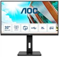 31.5" Монитор AOC U32P2, серебристый, черный