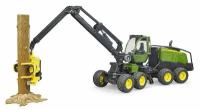 Харвестер John Deere 1270G с бревном