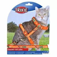 Шлейка с поводком для кошки Trixie, размер 22х36/1см