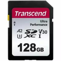 Карта памяти Transcend 128Gb 340S SDXC UHS-I U3 V30 (160/90 MB/s)
