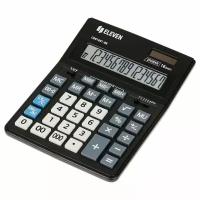 Калькулятор ELEVEN настольный Business Line CDB1601-BK, 16 разрядов, двойное питание, 155*205*35мм, черный