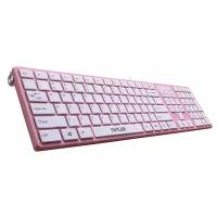 Клавиатура Delux K1000 Pink USB