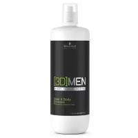 Schwarzkopf - шампунь для волос и тела 3D MEN Hair & Body Shampoo 1000 мл