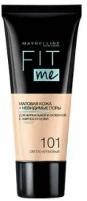 MAYBELLINE NY Тональный крем Fit Me! 101 светло-кремовый 0