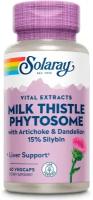 Solaray Milk Thistle Phytosome (Фитосомы Расторопши) 200 мг 60 вег капсул