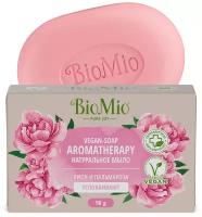 BioMio Мыло кусковое натуральное Aromatherapy Пион и пальмарозапион, пальмароза, 90 г