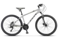 Горный (MTB) велосипед STELS Navigator 590 D 26 K010 (2020) рама 16" Серый/салатовый