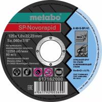 Круг отрезной Metabo SP-Novorapid, 617162000, черный