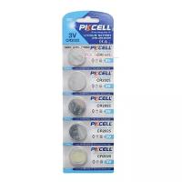 PKCELL Lithium Button Cell CR2025, в упаковке: 5 шт