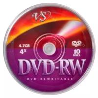 Диск VS DVD-RW 4,7 GB 4x CB/10